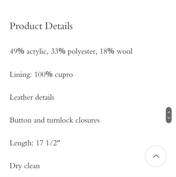 Plaid Coach wool kilt skirt - Picture 5 of 5